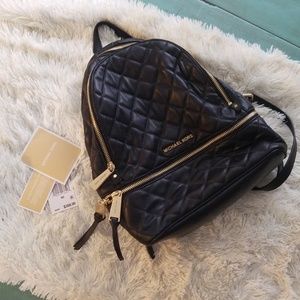 Michael Kors Leather Rhea zip backpack